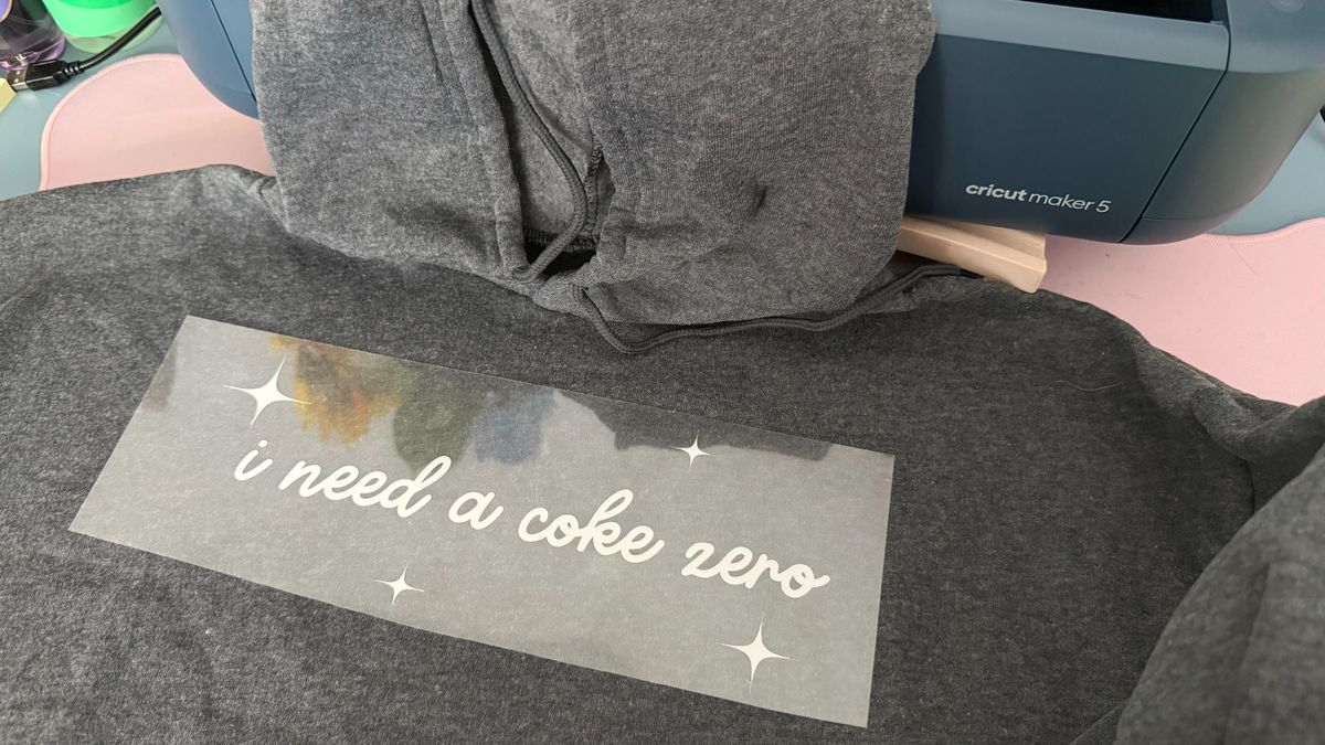 Person using Cricut Maker 5