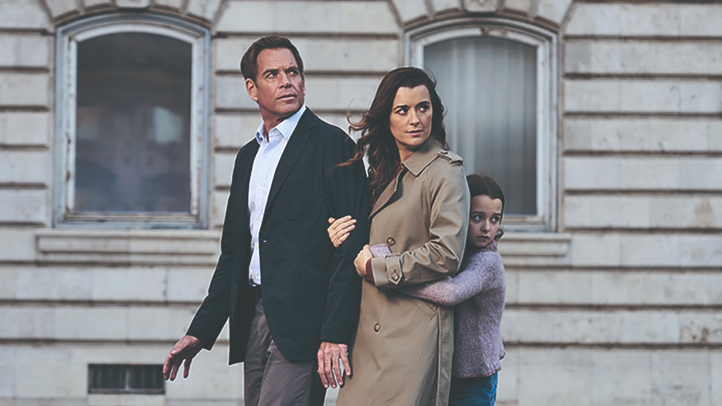 Tony, Ziva and their daughter Tali in NCIS: Tony & Ziva.