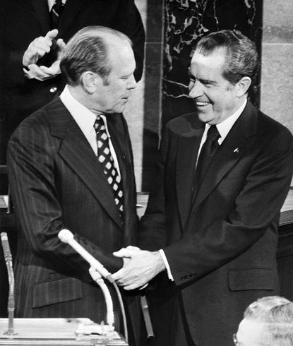 Richard Nixon and Gerald Ford
