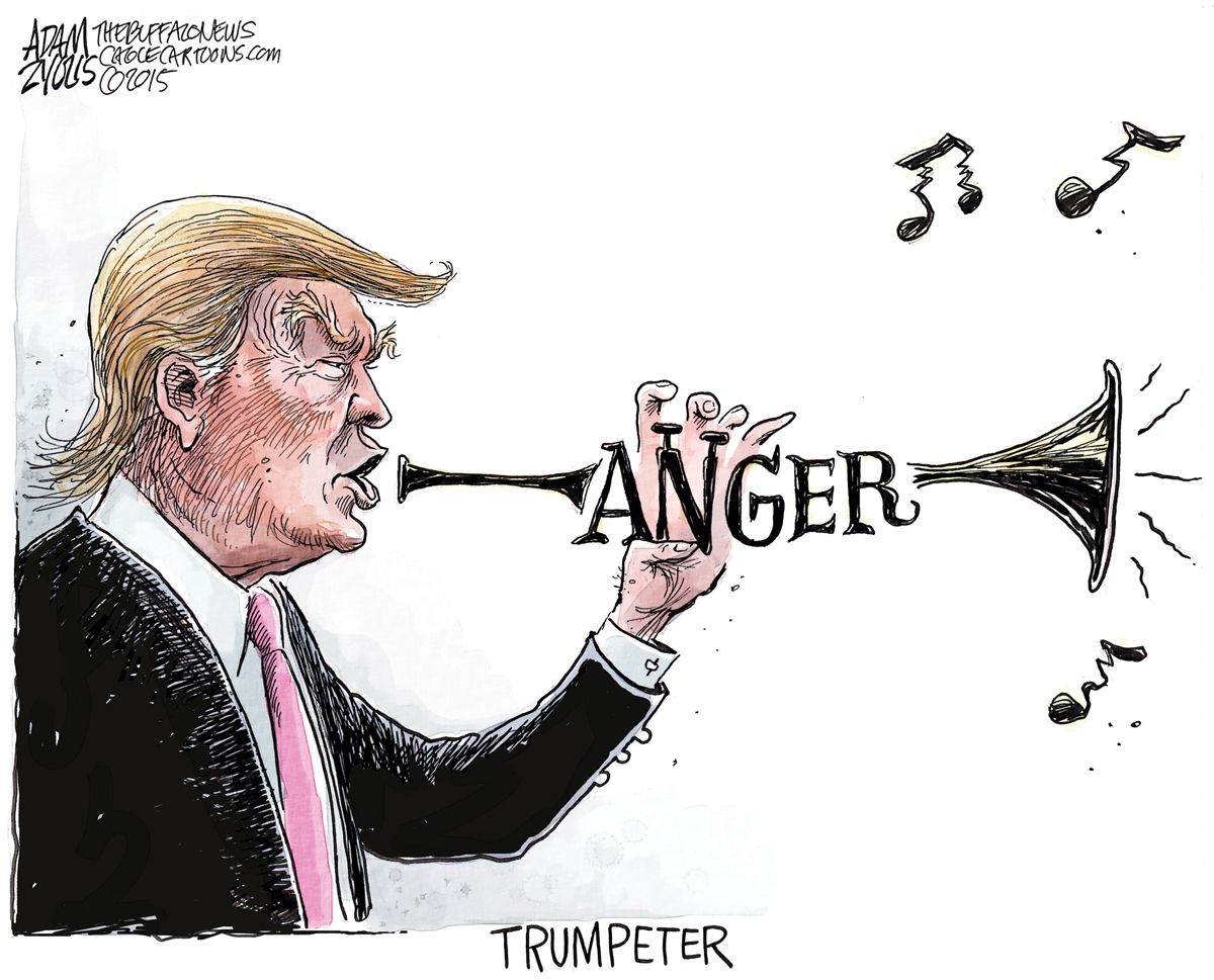 Political cartoon U.S. Donald Trump