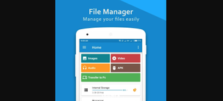 A screenshot of the ES File Manager homepage
