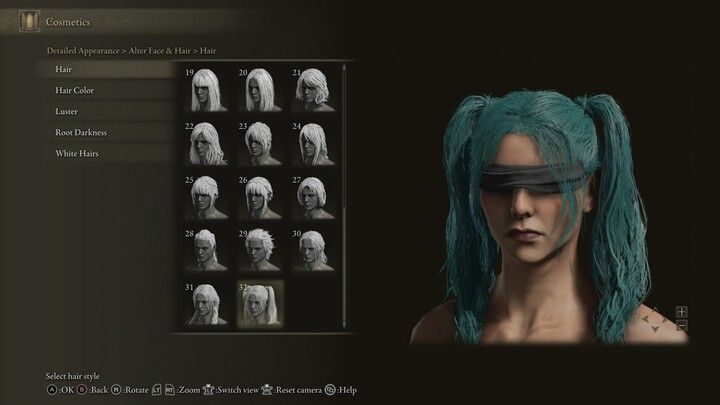 Elden Ring new hairstyle five
