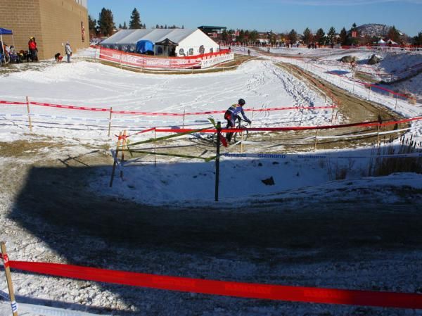Skilled riders will be rocketing through this slightly banked downhill bend.