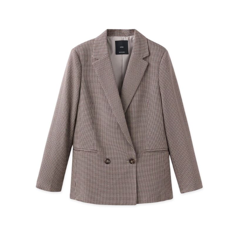A checked blazer from Mango