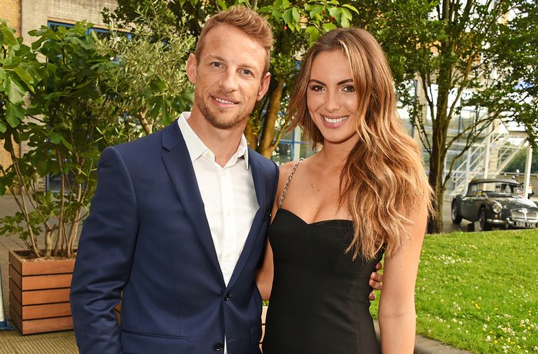jenson button welcomes first child