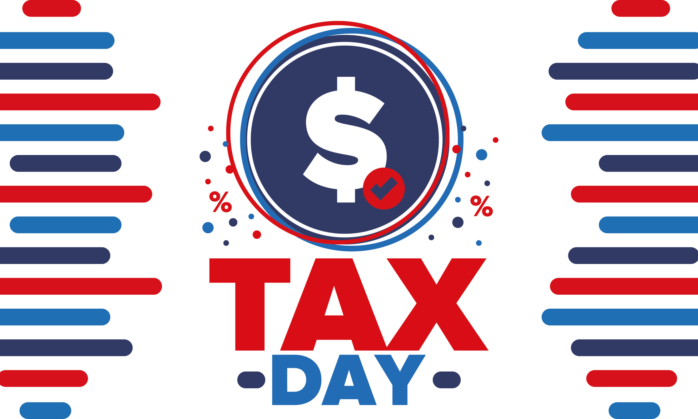 National Tax Day in the United States. Federal tax filing deadline. Day on which individual income returns must be submitted to the federal government.