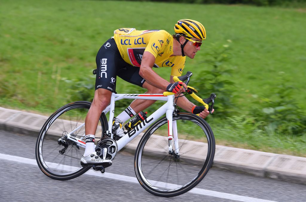 Greg Van Avermaet (BMC) descends