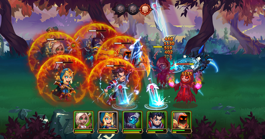 Batalla épica en Hero Wars: Dominion Era