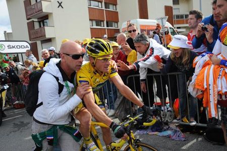 Thomas Voeckler (Europcar) lost yellow despite a valiant effort