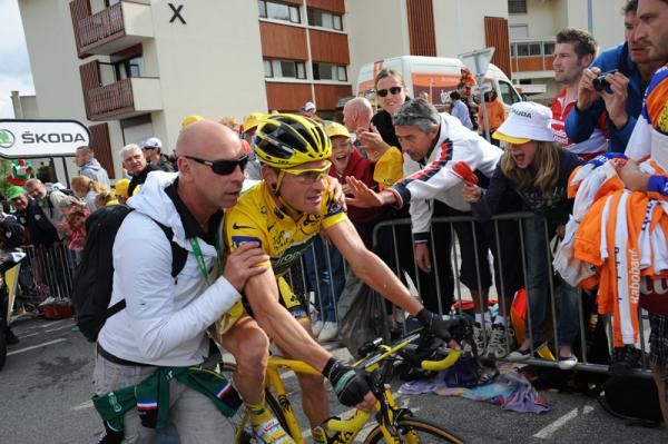 Thomas Voeckler (Europcar) lost yellow despite a valiant effort