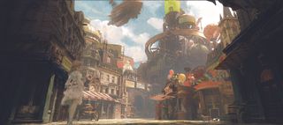 Concept artist Forrest White (artstation.com/bsl) created this BioShock Infinite-inspired steampunk city with Maxon Cinema 4D