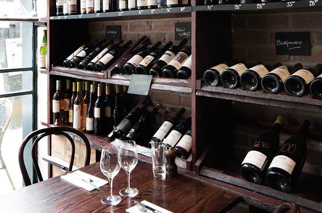 Restaurant wine lists