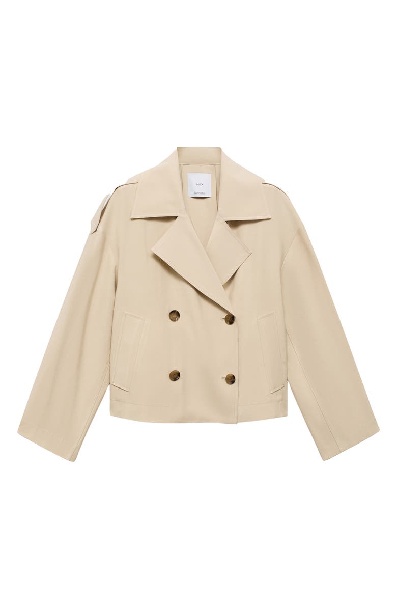 Crop Trench Coat
