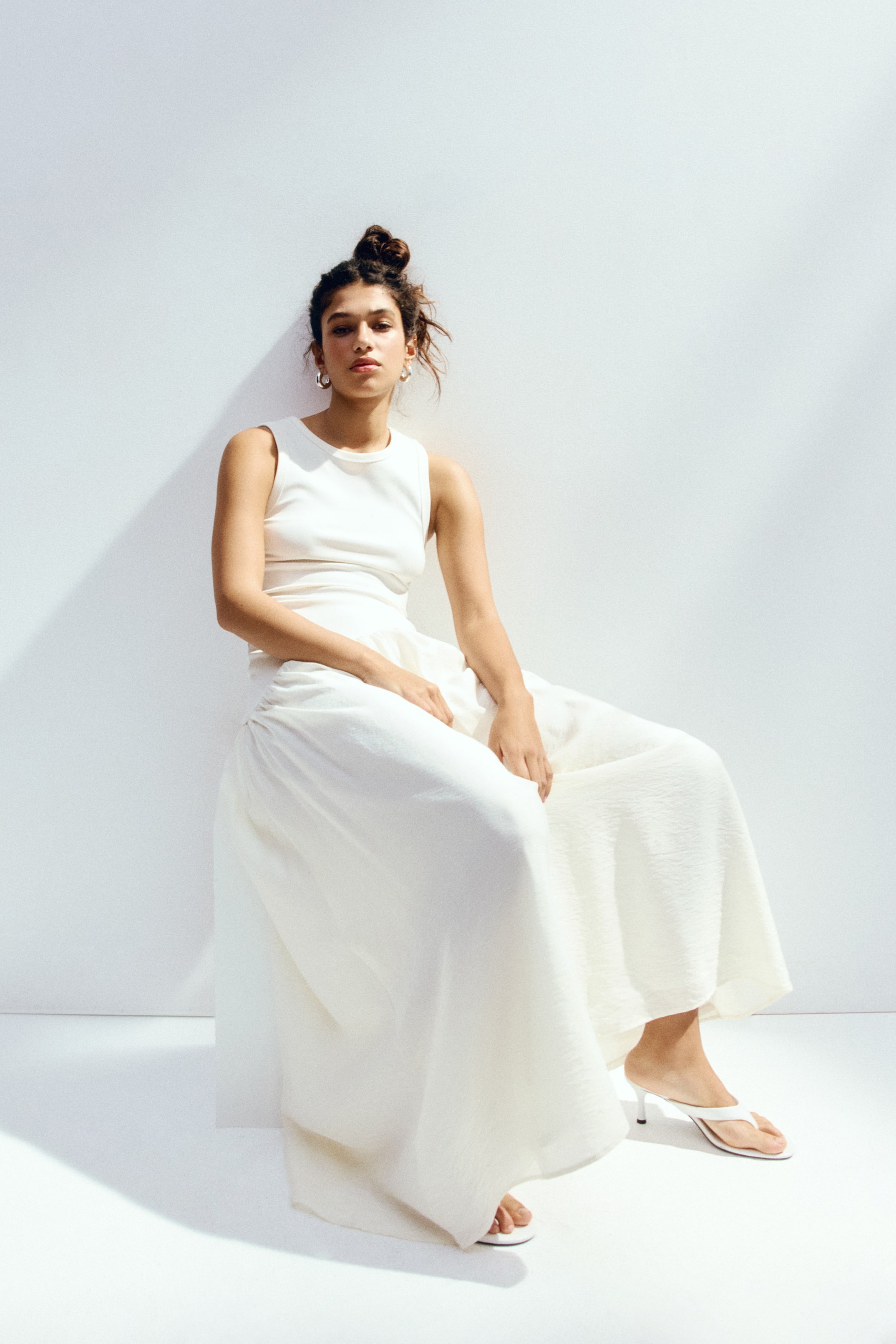 Flared-Skirt Dress