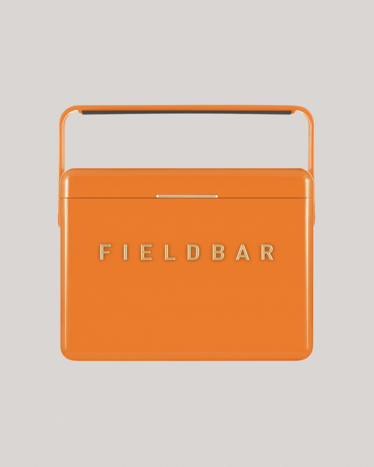 Mini Bar Cooler Box With Leather Sling 