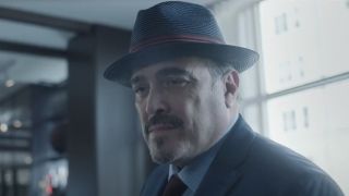 David Zayas as Angel Batista wearing his signature hat on Dexter: New Blood