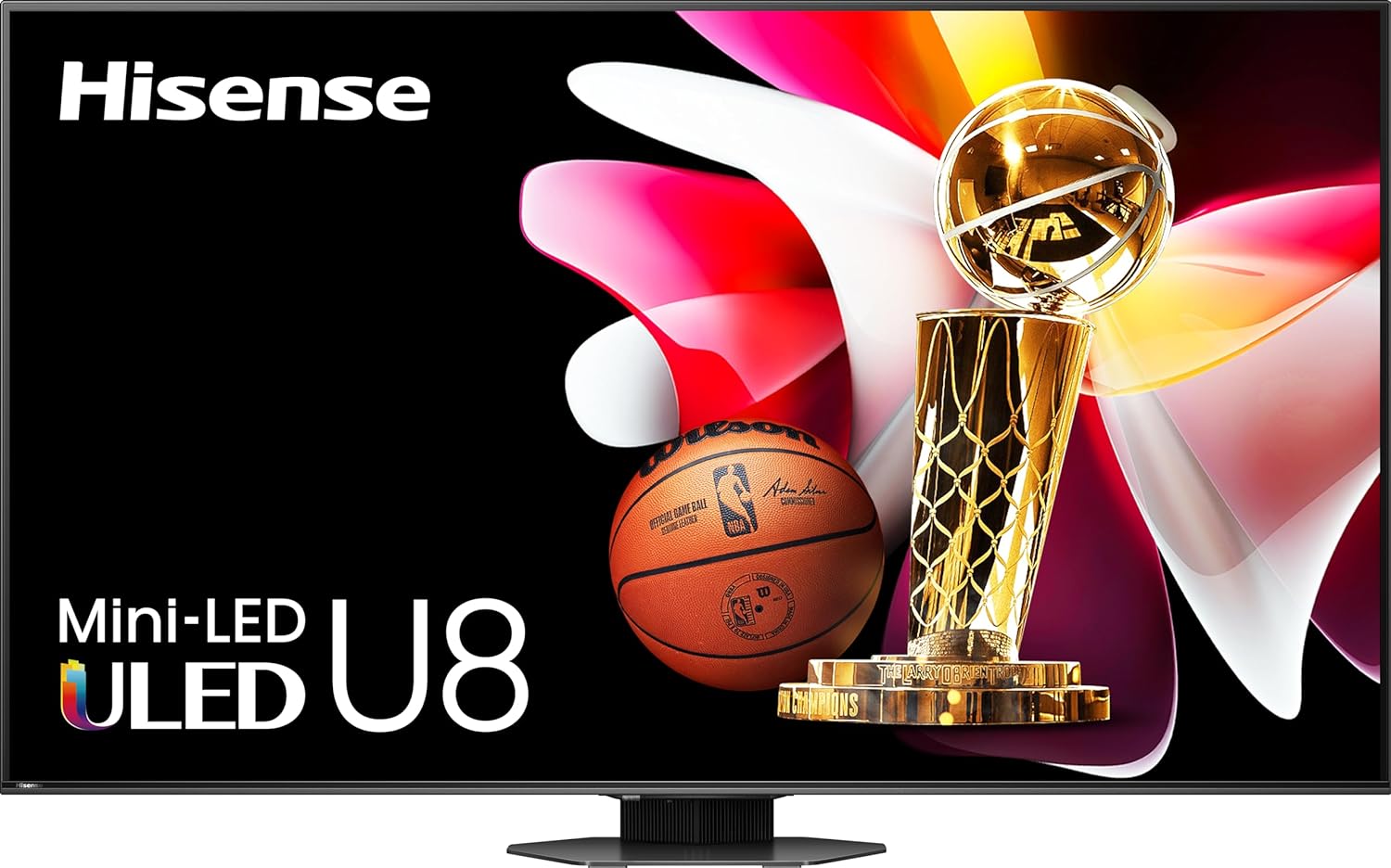 Hisense U8N on white background deal 