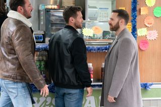 Keanu Taylor squares up to Dean Wicks