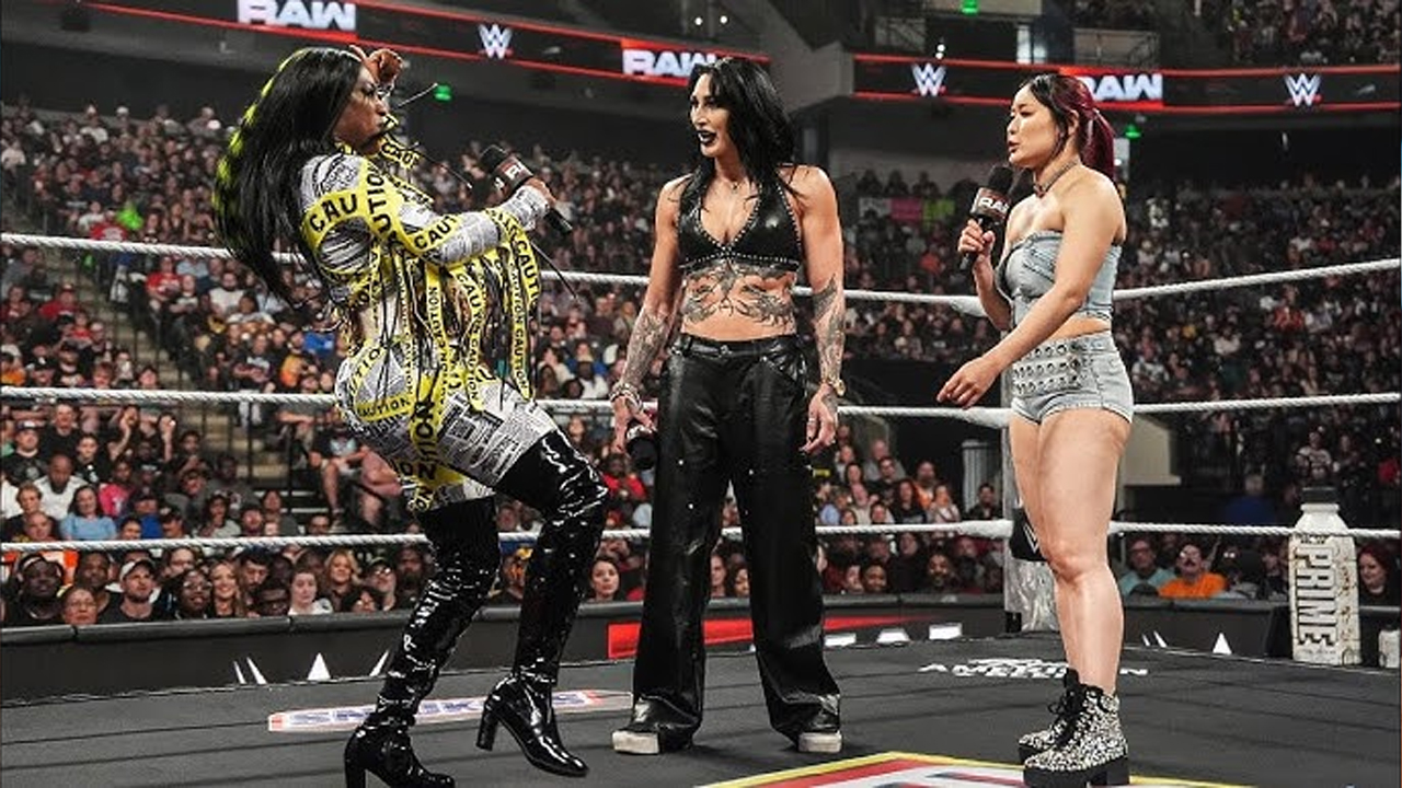Naomi defends the WWE Women's World Championship against Rhea Ripley and Iyo Sky at SummerSlam 2025