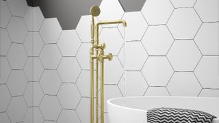 Industrial-style showers and taps - 2021 bathroom design trends