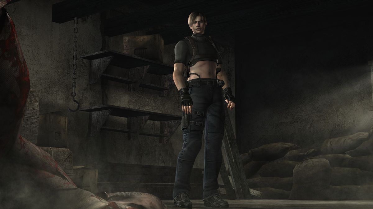 This Resident Evil 4 Remake mod gives Leon waist ink and lets him show it off, too Windows Central