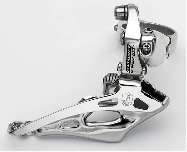 Centaur 10-speed triple front derailleur.