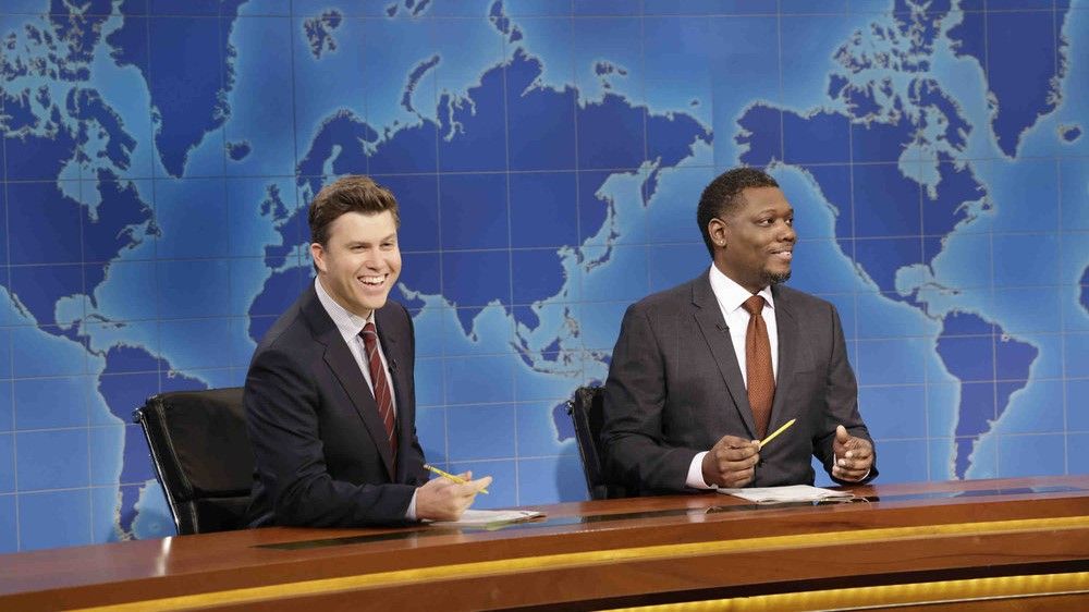 Colin Jost and Michael Che on Saturday Night Live