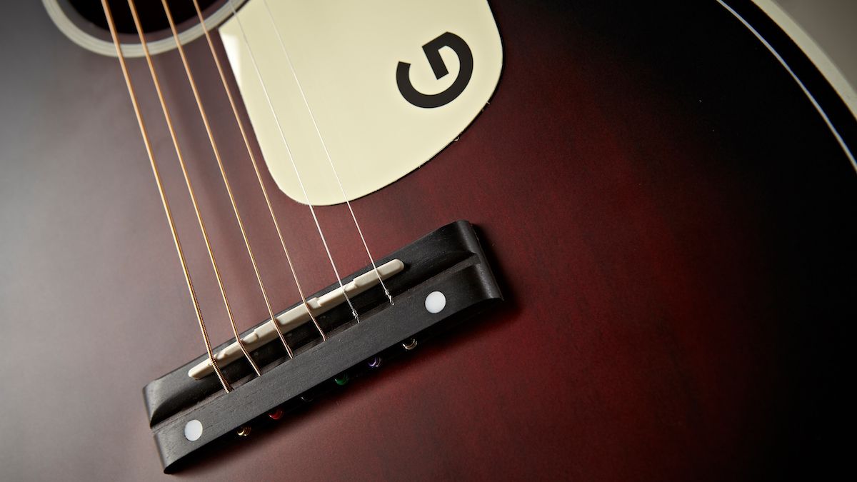 Close-up of Gretsch Jim Dandy G9500