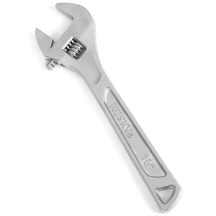 Husky 10 inch adjustable wrench