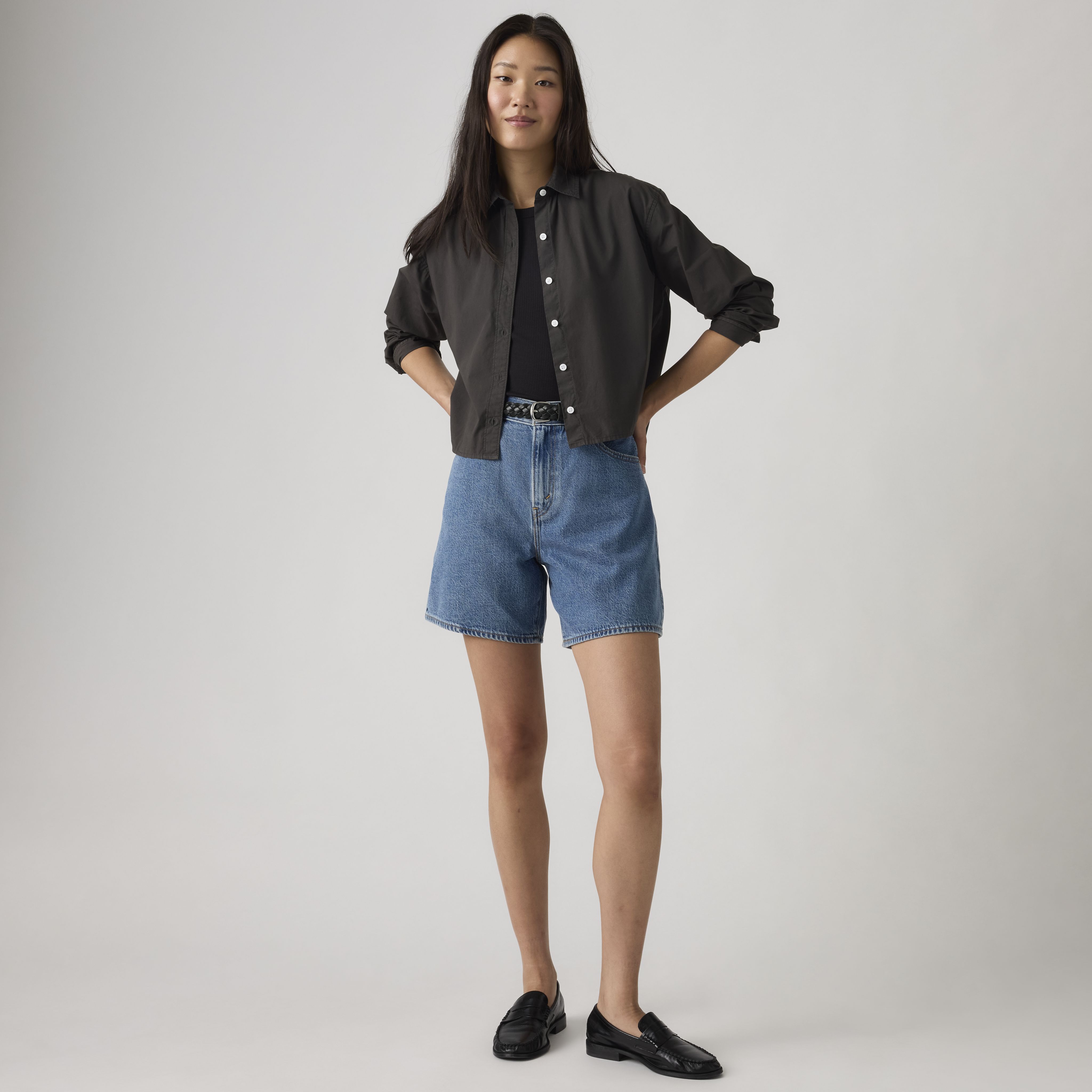 High Rise Baggy Lightweight Women's Shorts