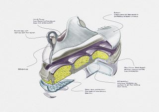 Nike Joyride designer sketch