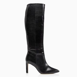 Dune London Spice Pointed Stiletto Knee High Heeled Boots