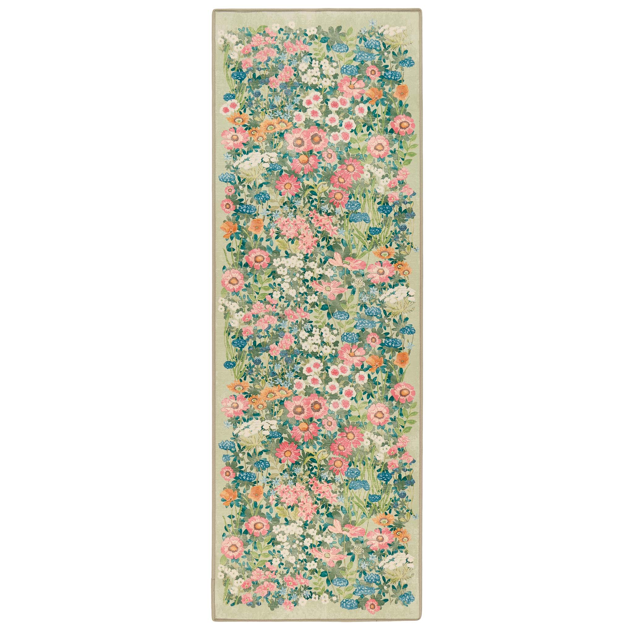 Wallflower Sage Eco-Washable Runner