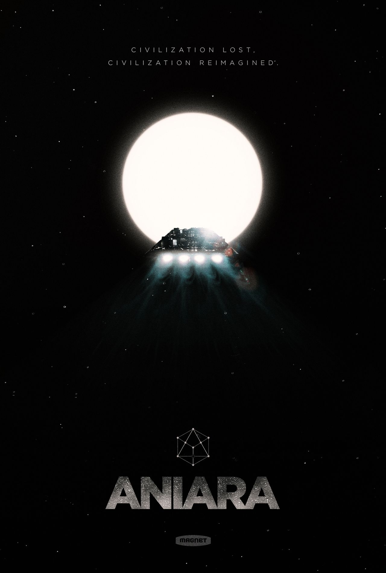 Alternate poster for the new film "Aniara."