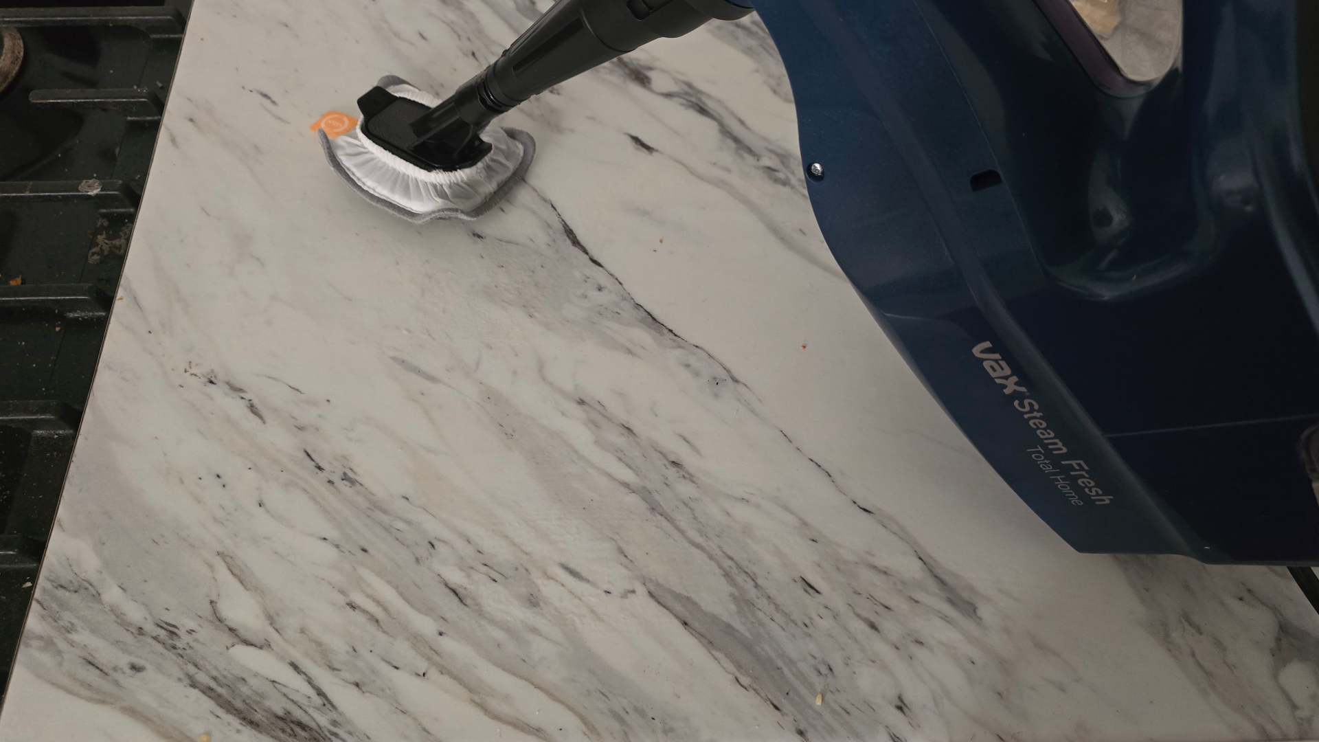 Vax Steam Fresh Total Home cleaning marble effect worktop