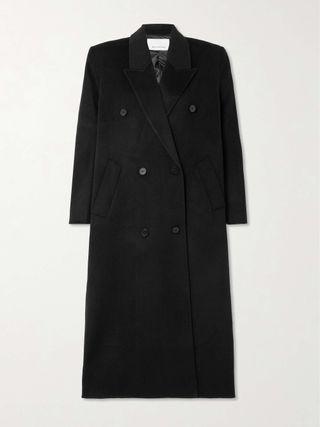 Gaia Double-Breasted Wool-Blend Coat