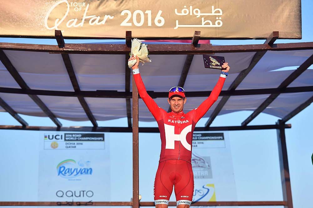 Alexander Kristof (Katusha) won the final stage at the Tour of Qatar