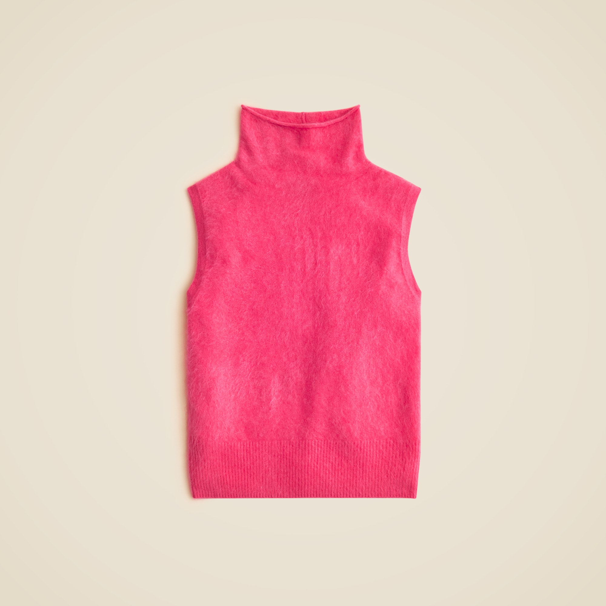 Brushed Cashmere Turtleneck Sweater Shell