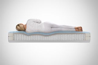 lady on a mattress