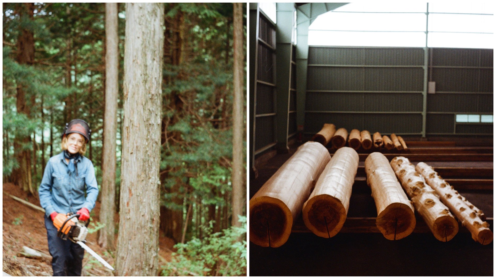 Faye Toogood working with Cedarwood in Japan