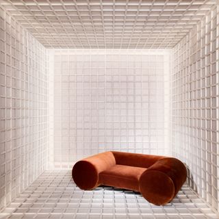 Extra Low Rolled Back Lounge by Paolo Ferrari