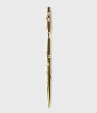 Nomis diamond and gold ear pin