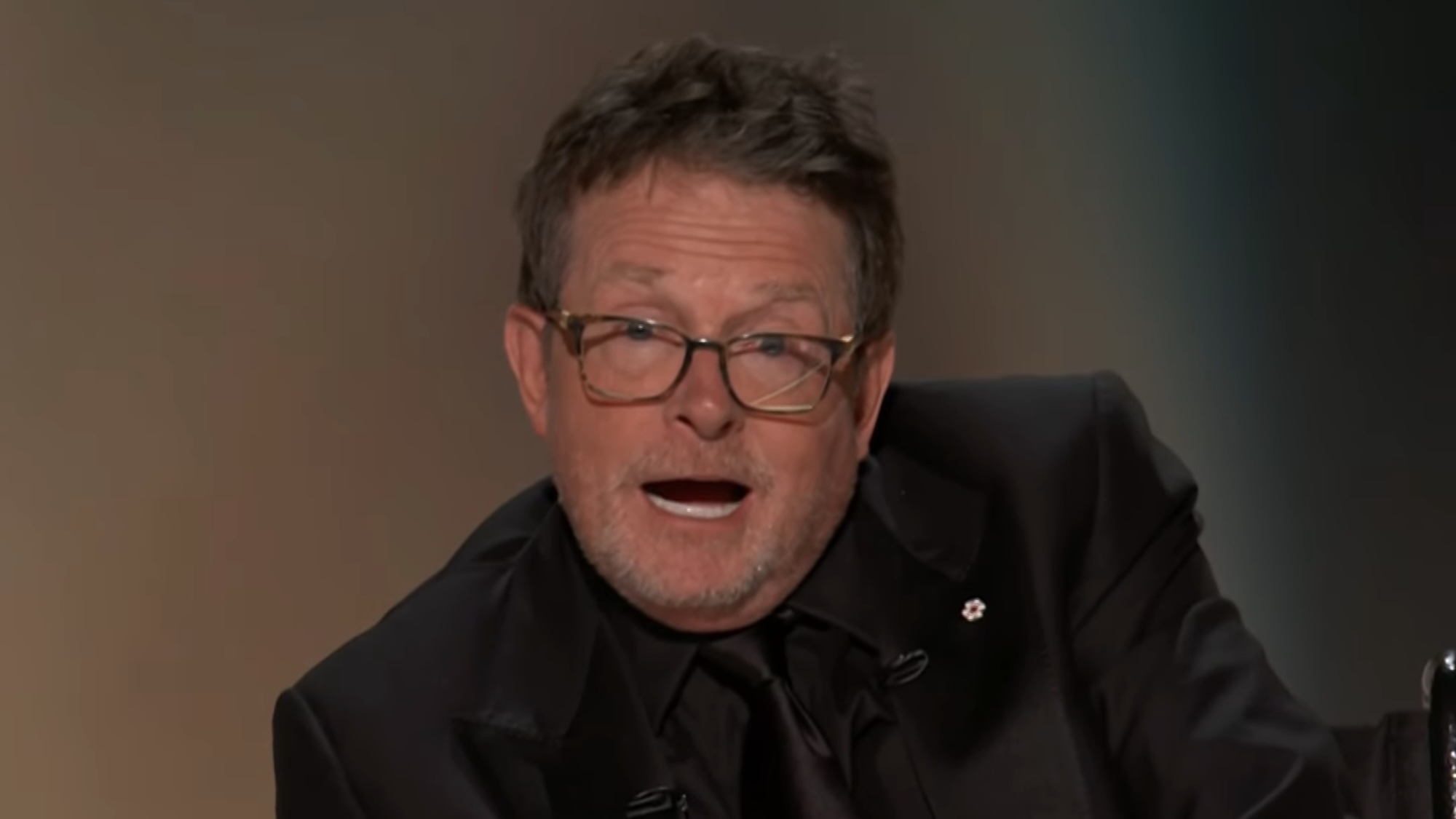 Michael J. Fox accepting Bob Hope Humanitarian Award at 2026 Emmys