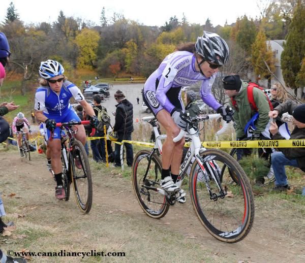 Wendy Simms (Ridley - FSA) and Katy Curtis (Team Alberta).