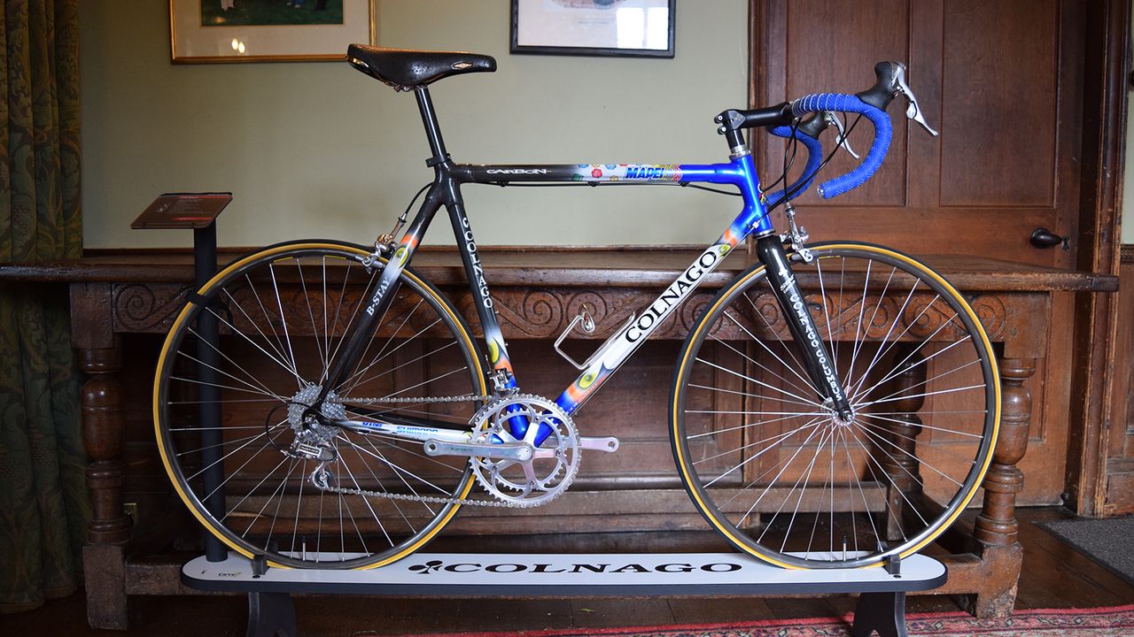 Stefano Zanini's Colnago C40 in Mapei colours