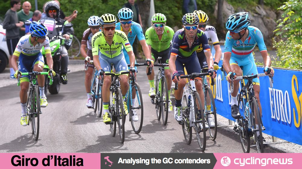 The Giro d'Italia 2016 contenders