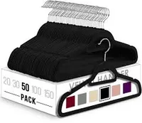 Velvet Slimline Clothes Hangers | View at Walmart