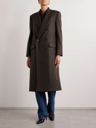 Edmont Double-Breasted Wool-Blend Coat