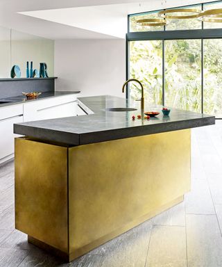 Luxury kitchen with statement island
