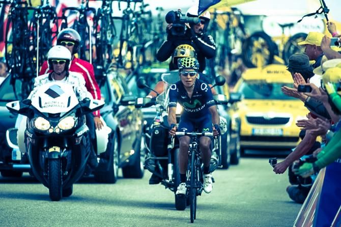 Nairo Quintana (Movistar) put up a valiant fight on Mont Ventoux and finished second to Froome at 29 seconds